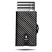 Produktbild SlimJack® Wallet mit Münzfach - Jackster Wallet - Kreditkartenetui mit RFID-Schutz - Geldbeutel für Herren - Aluminium-Kartenhalter - Smart Wallet für Karten & Münzen - Carbon Stil