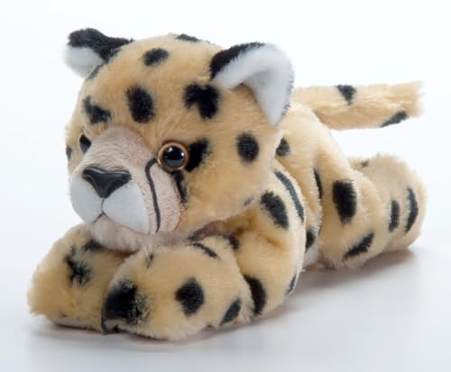 The Petting Zoo Cheetah Stuffed Animal Plushie, Gifts for Kids, Scoopz Wildlife Animals, Cheetah Plush Toy, 8 inches
