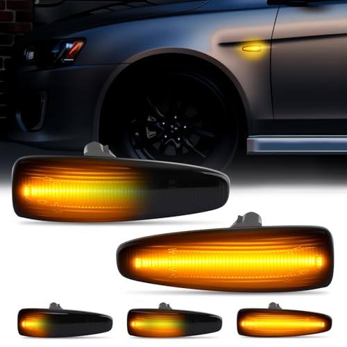 D-Lumina LED Side Marker Light Assembly Smoked Lens Sequential Blink