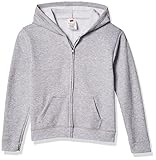 Hanes Big Girls' Comfortsoft Ecosmart Full-Zip Fleece Hoodie