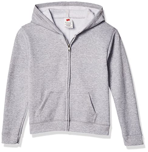 Image of Hanes Girls' Comfortsoft Ecosmart Full-Zip Hoodie