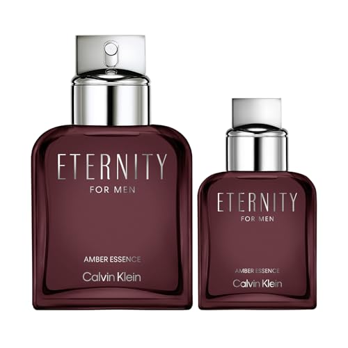 Lista de Calvin Klein Eternity los preferidos por los clientes. 40 CALVIN KLEIN, Set de Regalo, CK Eternity for Men Amber Essence, Fragancia Masculina, Eau de Parfum 100 ML + 30 ML