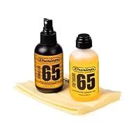 COMPLETE GUITAR CLEANING KIT: Includes the Dunlop 654 Formula 65 Guitar Polish & Body Cleaner and the Dunlop 6554 Formula 65 Fretboard Ultimate Lemon Oil for the keyboard. Formula 65 Fretboard Ultimate Lemon Oil: Nourishes and protects the wooden key...