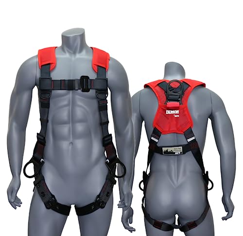 Image of AFP Demon Fall Protection Comfortable Safety Harness (OSHA /ANSI PPE)