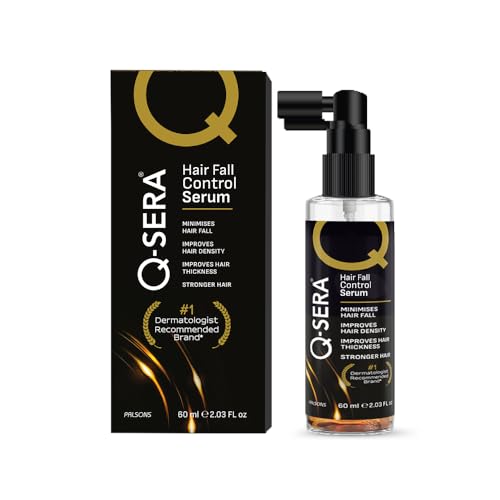 Image of QSERA Hair Fall Control Serum for Men & Women | Clinically Proven Hair Fall Control in 20 Days | Proven to Perform Better than 5% Capixyl + 3% Redensyl + 3% Anagain + 3% Procapil Formula | For Stronger Roots & Thicker, Healthier Hair