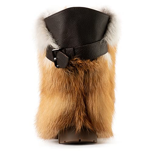 Fox Fur Boots for Men, Viking Boots, Mukluks, Snow Winter Boots,Big Sizes LITVIN4