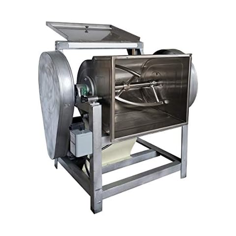 TECHTONGDA Commercial 110V Electric Dough Mixer Mixing Machine 25KG Commercial Food Mixer Heavy Duty Flour Mixer Dough Kneading Machine with 90 Degree Tilt Bucket for Restaurant School Cover
