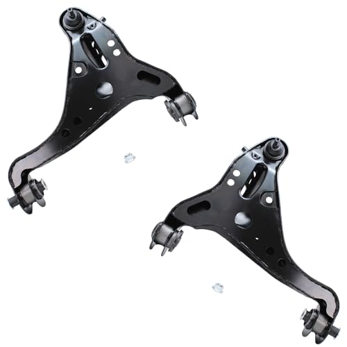 Image of Detroit Axle - 8pc Front End Suspension Kit for 2006-2010 Ford Explorer Mercury Mountaineer 2 Lower Control Arms w /Ball Joints 2 Upper Ball Joints 4 Inner & Outer Tie Rods 2007 2008 2009 Replacement