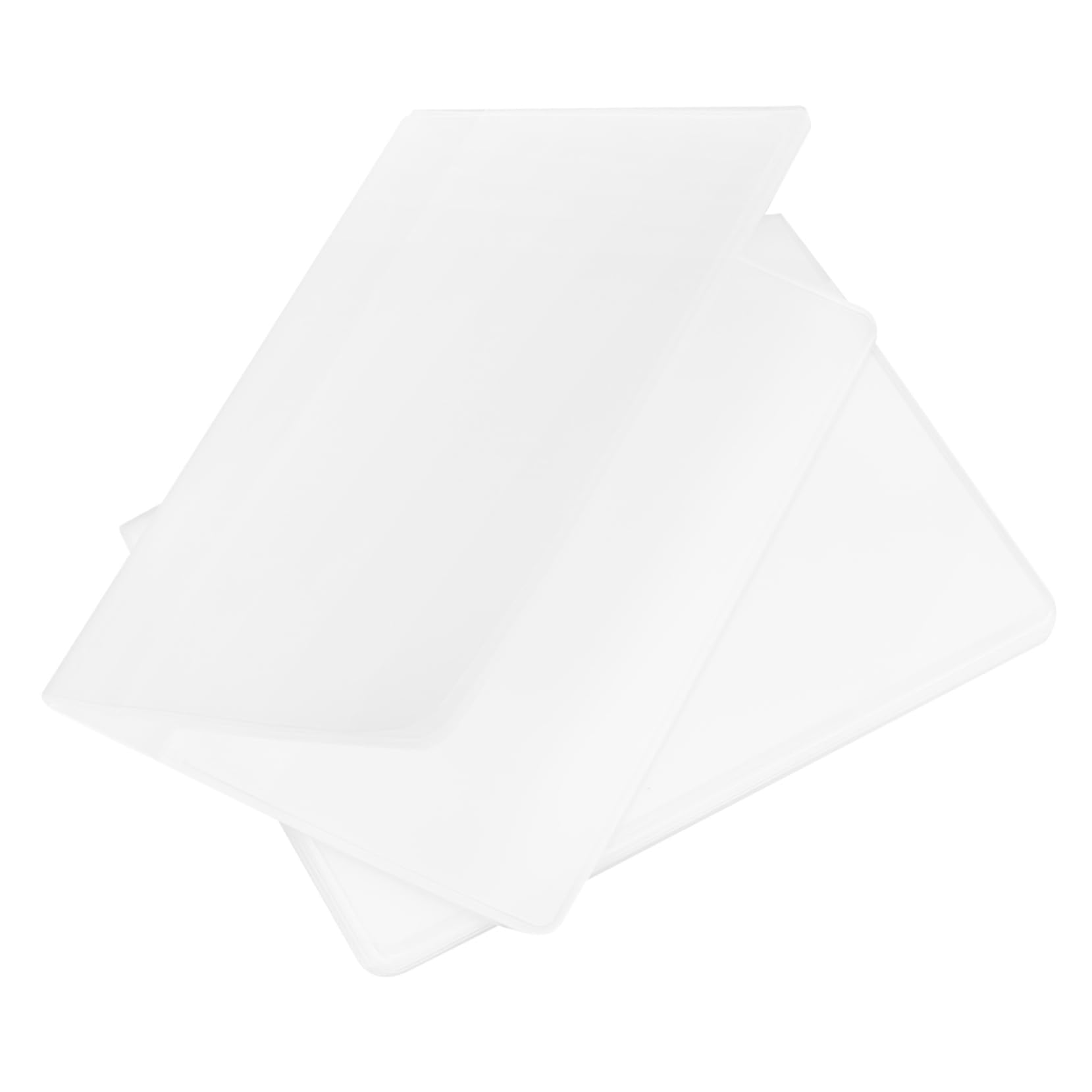 SAFIGLE 2Pcs Reusable Plastic Wallet Inserts Lightweight Credit Card Holder with Slots Slots Portable Wallet Organizer for Card Storage Durable Plastic Design