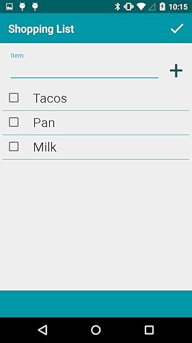Shopping List