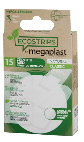 MEGAPLAST 16504 APOSITO TAMAÃ‘O MEDIANO ECOSTRIPS 15 ud