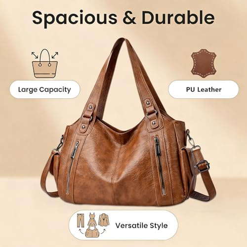 Bolso tote hombro grande para mujer miniatura 7
