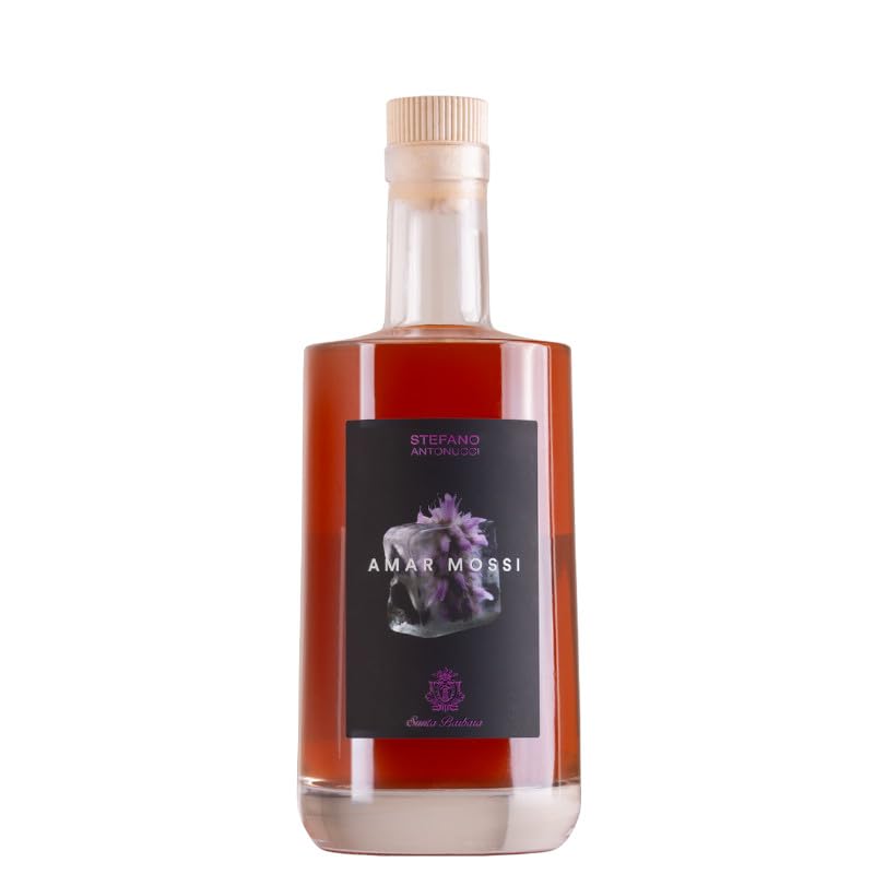 Amaro Mossi di Stefano Antonucci cantina Santa Barbara da 700 ml, gradazione 21% Vol