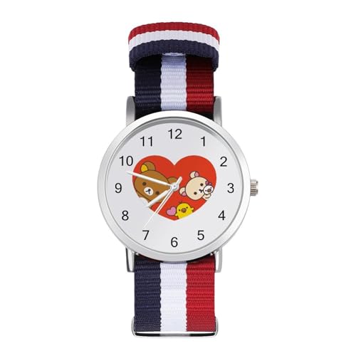 腕時計 リラックマ うで時計 ウォッチ おしゃれ カジュアル Watch 軽量 スポーツウォッチ 仕事 簡約風 記念日 誕生日 男女兼用 プレゼント