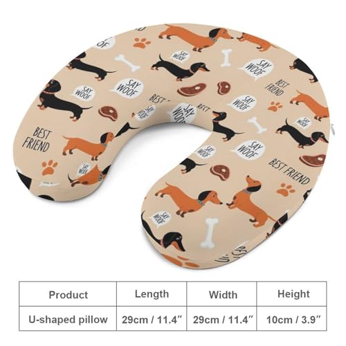 Almohada de espuma viscoelástica para viaje cuello U miniatura 2