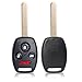 MechanMagic Key Fob Remote Head Key Replacement Fits for Honda Accord 2003 2004 2005 2006 2007 Keyless Entry Control Ignition Key (OUCG8D-380H-A 35118-SDA-A11 46 Chip)