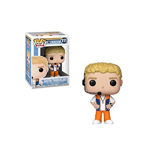Funko Pop! Rocks: NSYNC-Justin Timberlake Collectible Figure - Figura de Vinilo Coleccionable - Idea de Regalo- Mercancia Oficial - Juguetes para Niños y Adultos - Music Fans