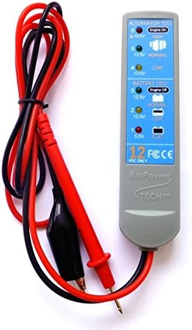 Vehicle charging system analyzer 12v battery alternator tester car battery testers and alternator tester