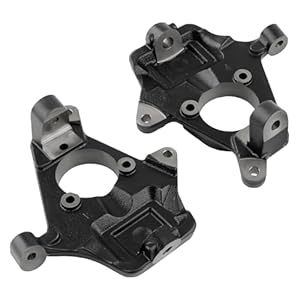 maXpeedingrods 2’’ Drop Spindles for Chevy Silverado/GMC Sierra 1500 (All Cabs) 2WD Only 2007-2016.5, Front Lowering Kit