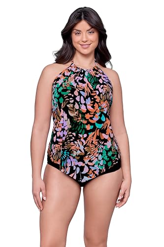 Aqua Green Women's Halter Neck Tankini