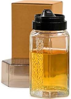 TOSSOW Glass Oil Bottle Leakproof Condiment Container Honey Bottle Oil Vinegar Cruet