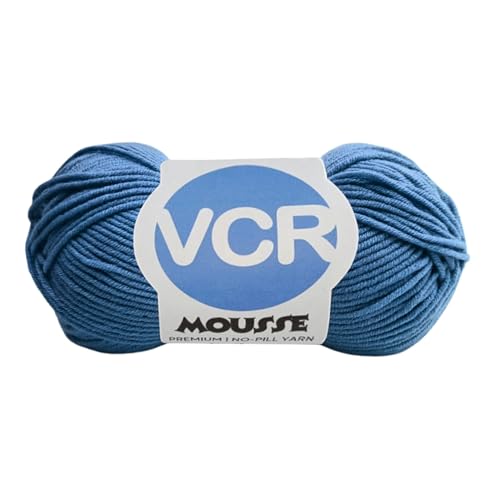 Image of VCR 4ply Bright Peacock Yarn, 100 Grams Hank, 190 Meters Length, Acrylic Ball for Crochet and Knitting, Soft Crosia Threads, Pack of 1 Yarn, Suitable for DIY Crafts