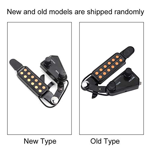 12 Sound Hole Guitar Pickup,Magnetic Pickup Transducer With Volume Tone Tuner Kit For Acoustic Guitar #TOP4