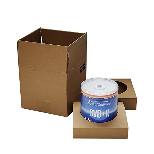 Image of DVD+R 4.7GB 16X White Inkjet Printable Blank DVDs - 100pk Cake Box (FFP), Writable DVD Discs, Recordable DVD+R Discs, 100 Discs