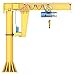 Workstation Jib Crane System, Adjustable Capacity 1–10 Tons, Floor Supported Column Design with Electric Hoist Interface, 360° Reach for Industrial Work Areas