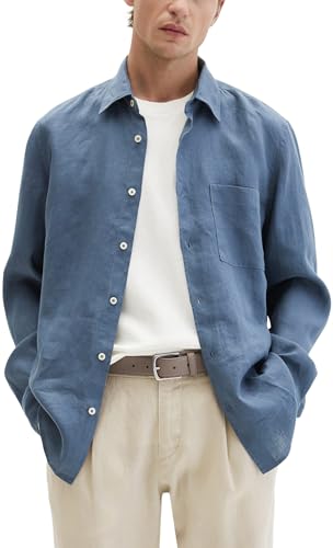 Marc O'Polo 623742842318 Camisa de Vestir, Azul, XS Hombres