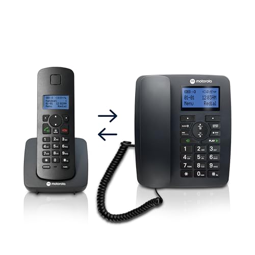 Motorola C4201 Combo Téléphone Fixe et Sans Fil - vue 4