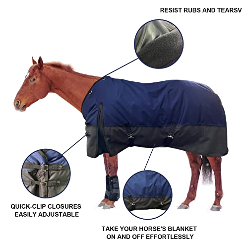 Trustbreech 1200D Waterproof And Breathable Horse Winter Turnout Blanket (300G Fill) #TOP3