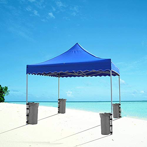 Esingmill Canopy Weight Bags For Pop Up Tent Gazebo, 4Pcs Leg Weights Sand Bags For Instant Outdoor Sun Shelter Canopy Legs, Heavy Duty Stability Sandbag Weighted Feet Bag #TOP5