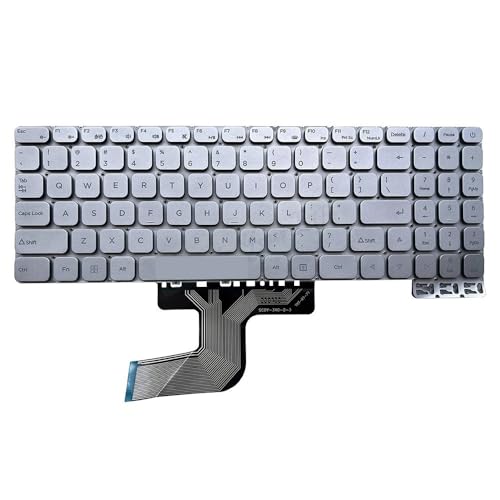 Clavier rétroéclairé haut de gamme touches argentées AZERTY AZ-1511
