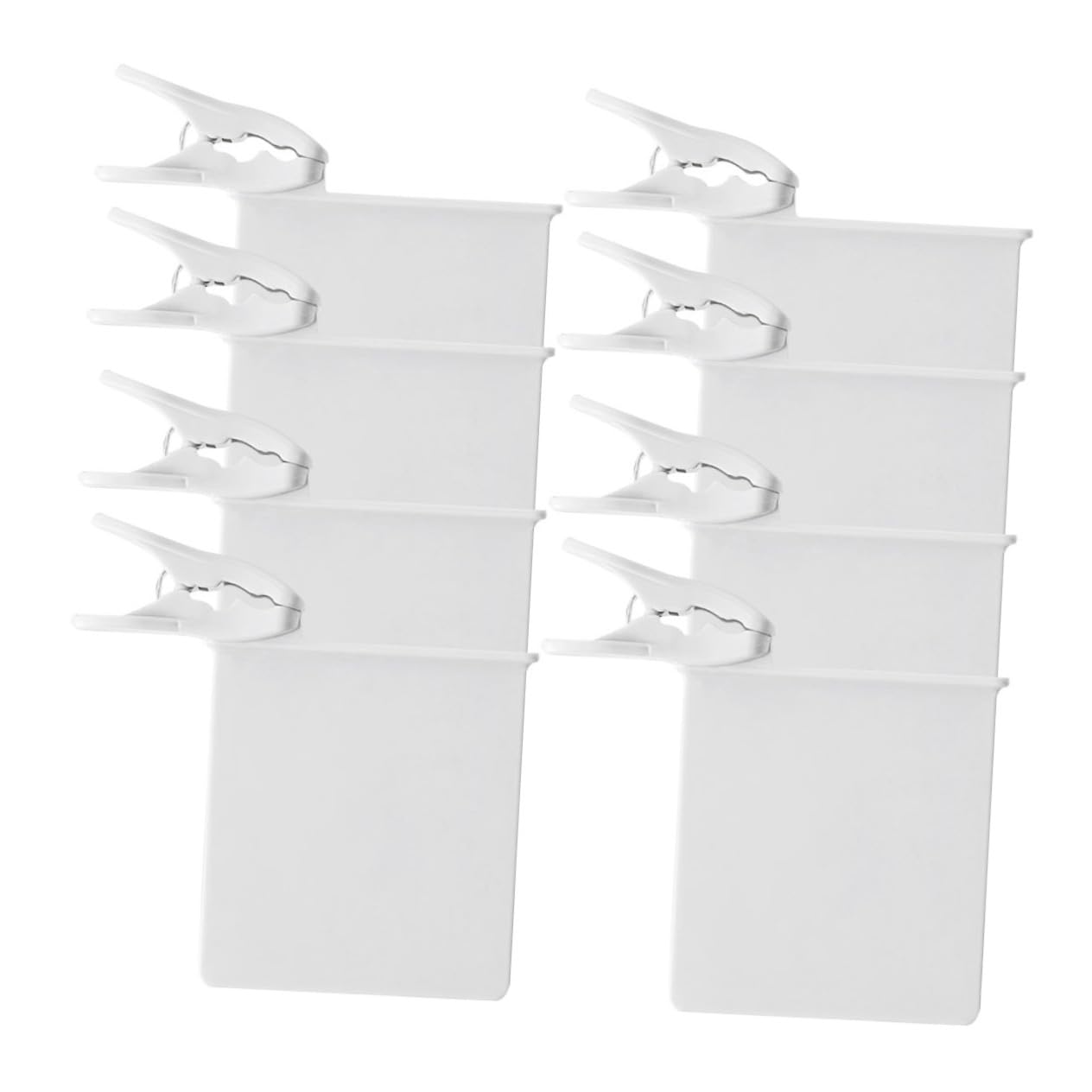 Divisori Frigo Compatti in ABS per Frigorifero e Congelatore Domestico, Set da 8 Pezzi, Separatori Organizzatori Salvaspazio per Cucina Quotidiana