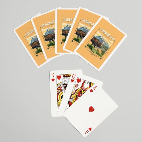 Lantern Press Baraja de Poker de 52 cartas para adultos miniatura 7