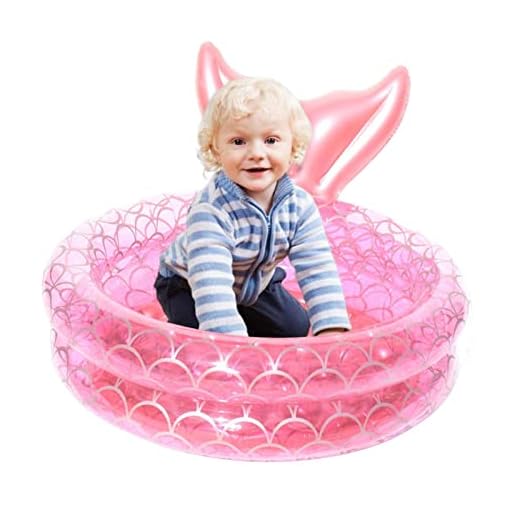 Piscinas infantis infláveis - Piscina infantil inflável para crianças e bebês - Funciona como uma piscina de bolinhas e piscina para cães, brinquedos aquáticos para o quintal, piscina de Aferzov