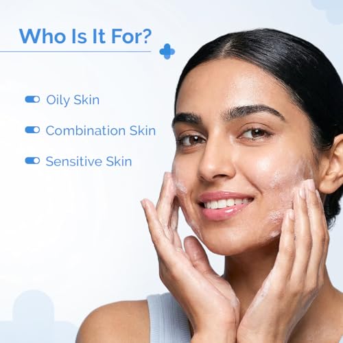 Image of The Derma Co 2% Niacinamide Oily Skin Cleanser for Sensitive, Oily & Combination Skin (250 ml) Non-Irritant | 100% Soap-Free | Non-Drying | Gently Cleanses Makeup
