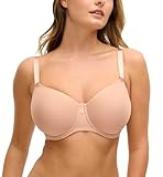 Fantasie Women's Illusion Underwire Side Support Full Coverage Bra, Natural Beige, 34 FF UK