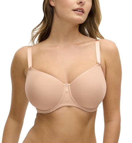 Fantasie Women's Illusion Underwire Side Support Full Coverage Bra, Natural Beige, 40 D UK