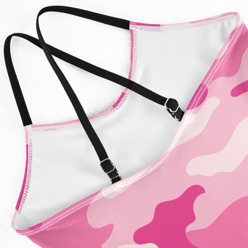 Image of Girls one Piece Swimsuit Summer UPF 50+ Quick Dry Beach Bathing Suit with Straps Swimwear 3-10 Years