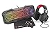 Produktbild Trust Gaming GXT 1182RW 4-in-1 Gaming-Set (Kopfhörer, Mauspad, Tastatur und Maus mit Beleuchtung) schwarz