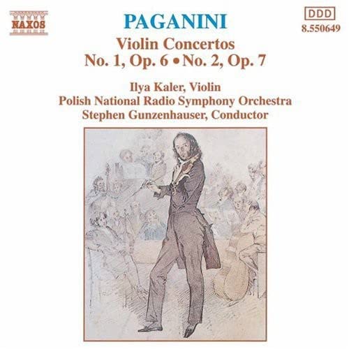 Violin Concerti 1 & 2 [Audio CD] Ilya Kaler; N. Paganini; Niccolò Paganini; Stephen Gunzenhauser and Polish Radio and Television National Symphony Orchestra