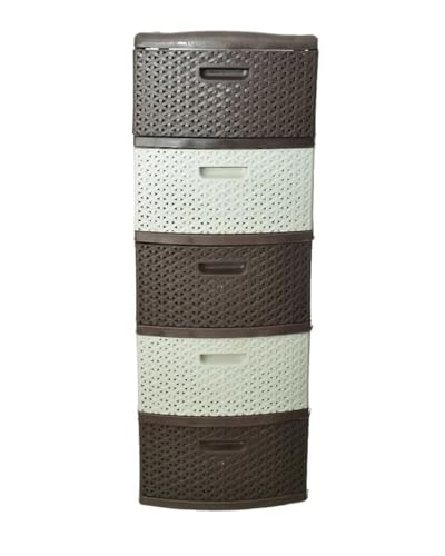 خزانة شانون كومبودينو بلاستيكية مكونة من 5 ادراج من جولدن فا...