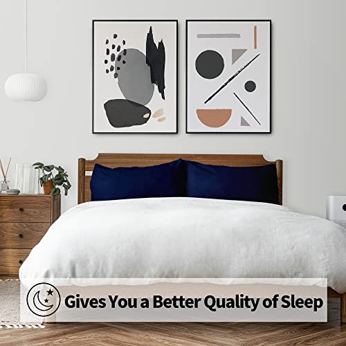 Nexcover Velvet Pillow Covers - Pack Of 2 Pillowcases, 12 X 20 Inch Throw Pillow Cover, Decorative Rectangular Pillowcase,Soft Cushion Case,Fade Resistant Pillow Case For Bed, Sofa,Couch,Prussian Blue #TOP5