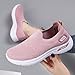 Women's Walking Tennis Shoes Arch Support Soft Sole Orthopedic Shoes Non Slip Workout Gym Athletic Sneakers Slip On Comfortable Lightweight Casual Fashion Sneakers Pink