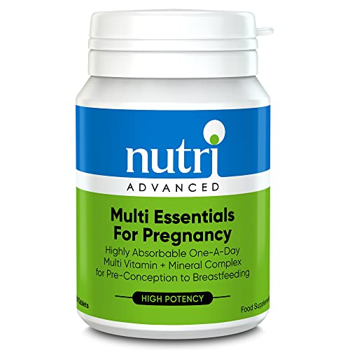 Nutri Advanced - Multi Essentials for Pregnancy Multivitamin with Folic Acid - Vegetarian and Vegan - 30 Tablets