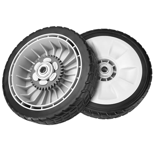 HRR216 Lawn Mower Wheels 2 Rear Wheels 42710-VE2-M02ZE Compatible with Honda HRR216 HRT216 HRS216 Lawn Mower