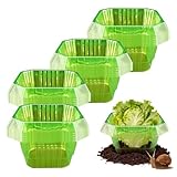 Genérico Anti | 20 Piezas Reutilizables Protectores,Cobertor Protector para Vegetales contra | para Siembra de Hortalizas Flores Lechugas Plantines