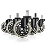 ➤ EXTREM ROBUSTER AUFBAU UND MATERIALIEN - Die Rollen von Mastery Mart werden aus hochwertigem Stahl und Premium-Polyurethan hergestellt und sind extrem strapazierfähig. Damit übertreffen sie sogar die höchsten Industriestandards.